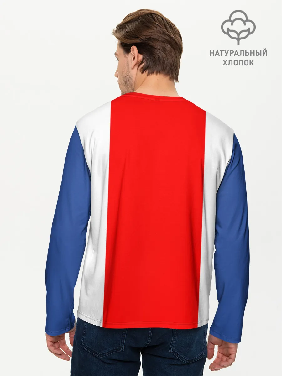 Мужской лонгслив базовый / Сборная Исландии
