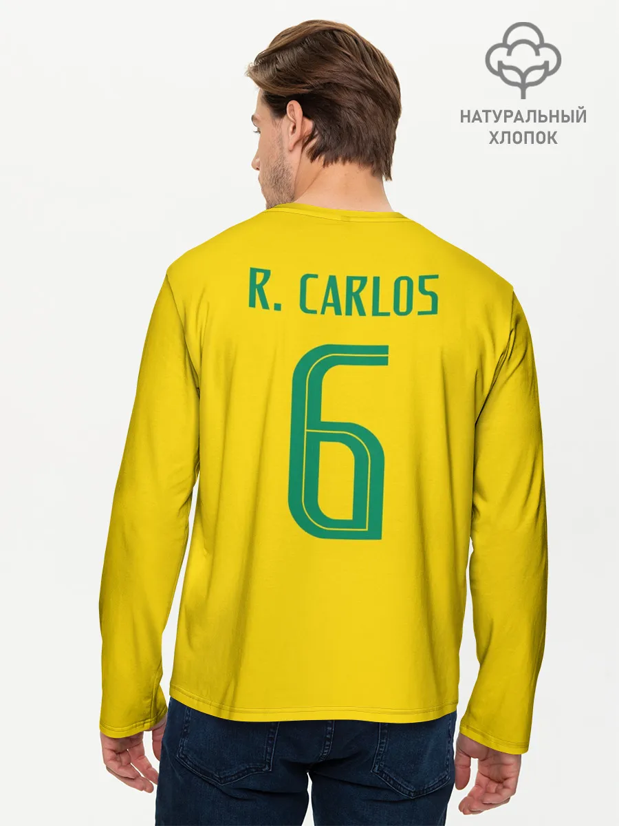 Мужской лонгслив базовый / Р. Карлос | футболка сборной