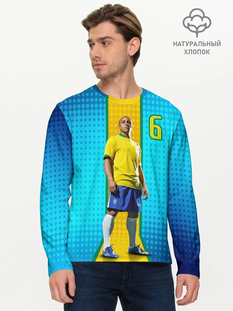 Мужской лонгслив базовый / Р. Карлос | Бразилия