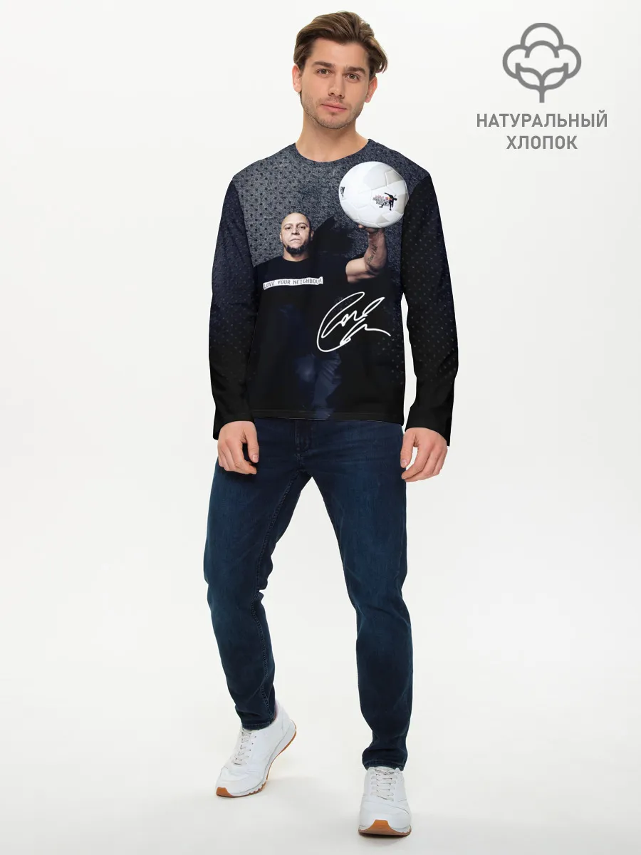 Мужской лонгслив базовый / Roberto Carlos | Подпись