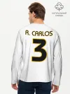 Мужской лонгслив базовый / Р. Карлос | футболка Реала