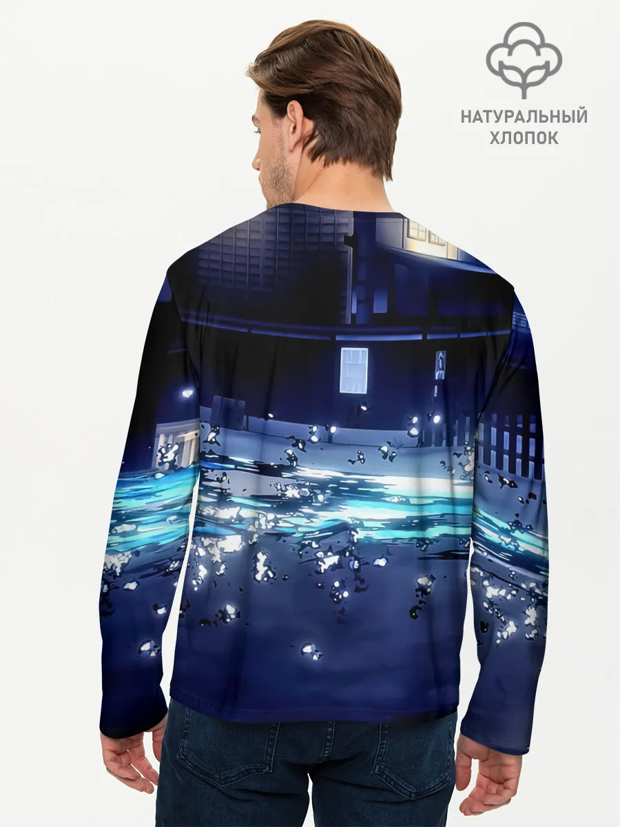 Мужской лонгслив базовый / Танджиро | Клинок, рассекающий демонов