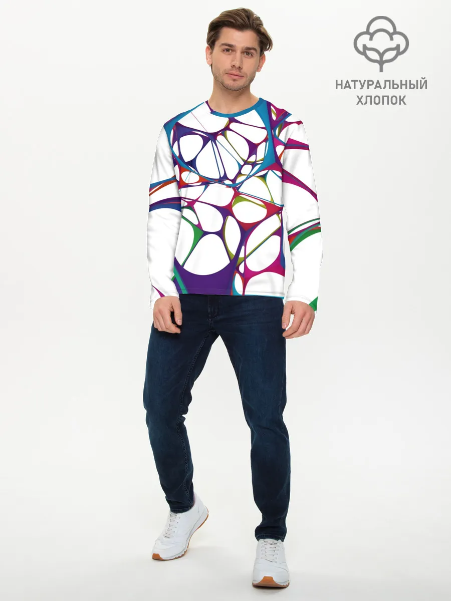 Мужской лонгслив базовый / Нейроны