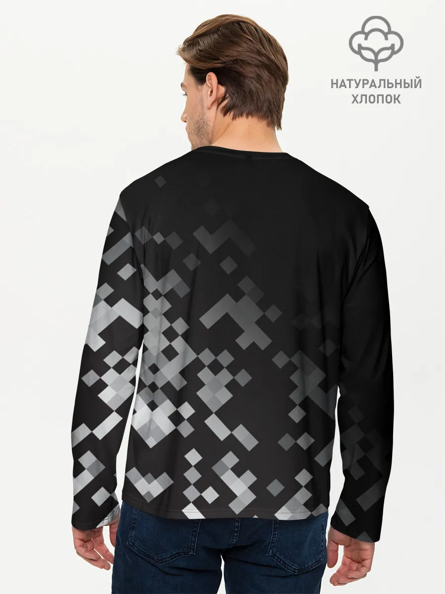 Мужской лонгслив базовый / LAND ROVER ГОРОДСКОЙ КАМУФЛЯЖ