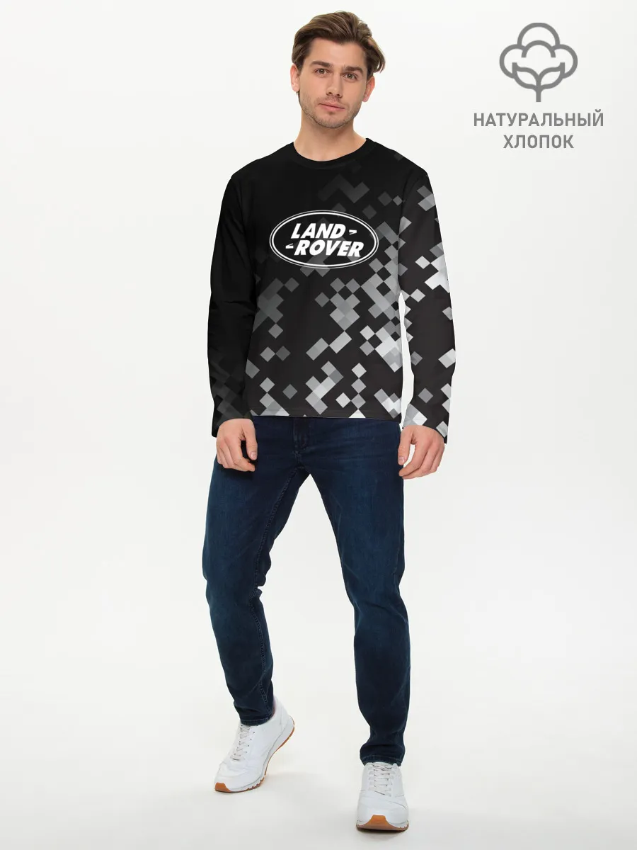Мужской лонгслив базовый / LAND ROVER ГОРОДСКОЙ КАМУФЛЯЖ