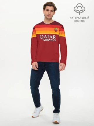 Мужской лонгслив базовый / Мхитарян | футболка Рома