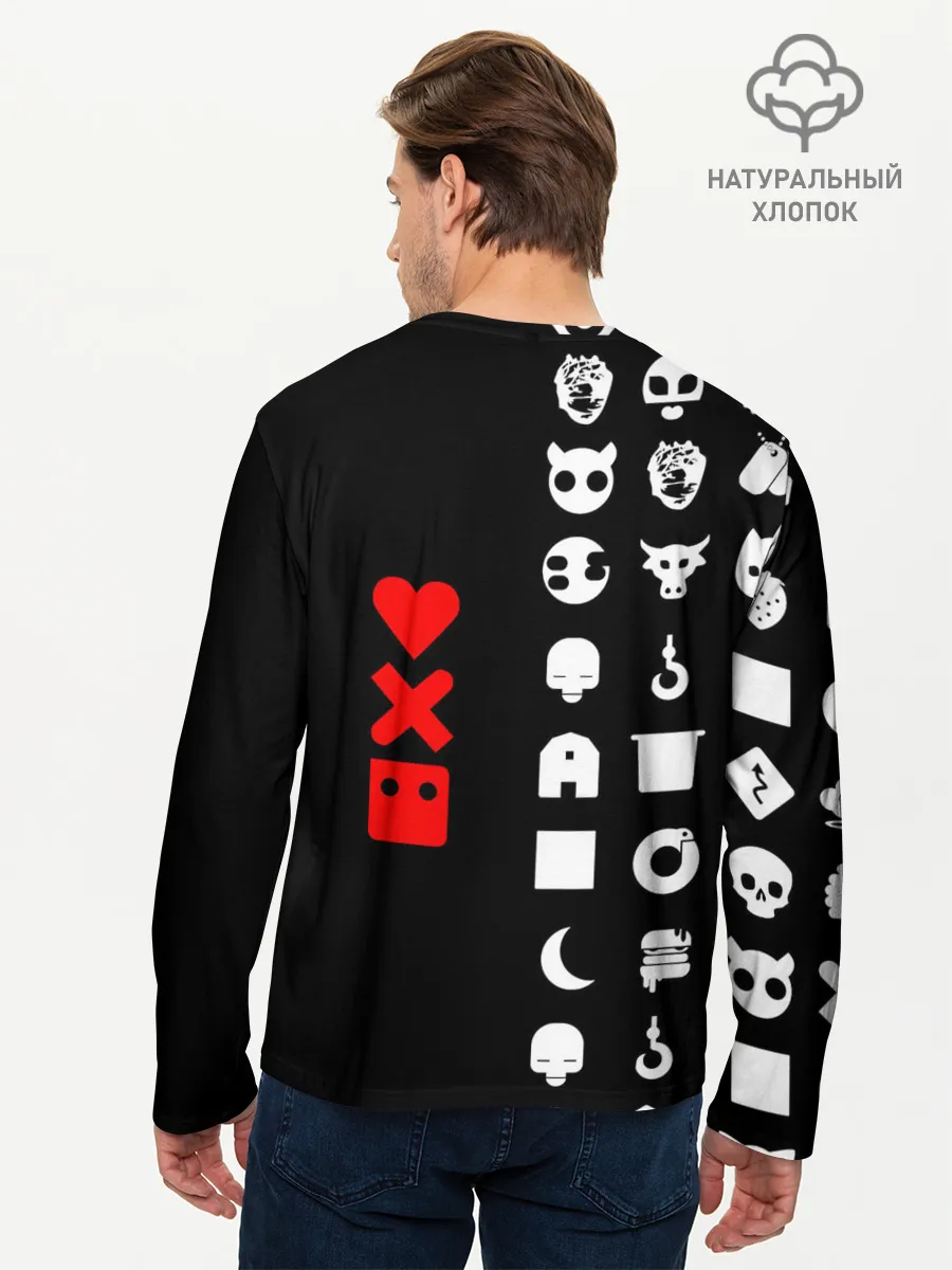 Мужской лонгслив базовый / Любовь, смерть и роботы