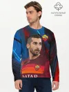 Мужской лонгслив базовый / Henrikh Mkhitaryan | Roma