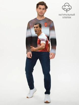 Мужской лонгслив базовый / H. Mkhitaryan | Arsenal