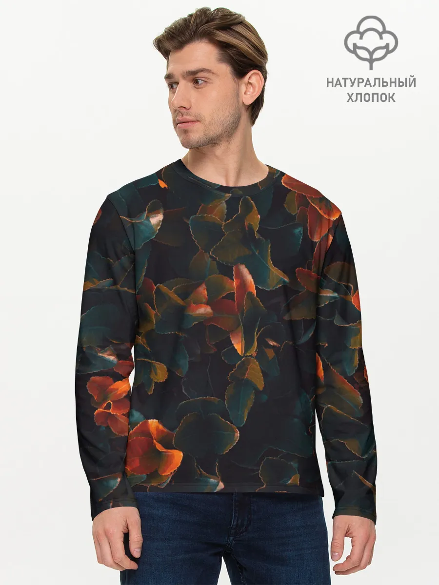 Мужской лонгслив базовый / Сочное лето