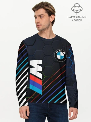 Мужской лонгслив базовый / BMW / БМВ / M COMPETITION