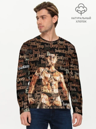 Мужской лонгслив базовый / Deep Dark Fantasy