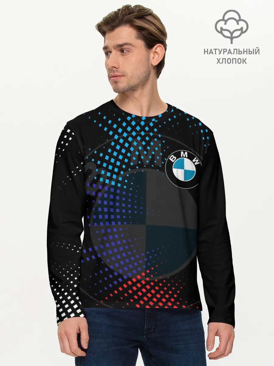 Мужской лонгслив базовый / BMW / БМВ / M COMPETITION