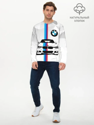 Мужской лонгслив базовый / BMW / БМВ / M PERFORMANCE