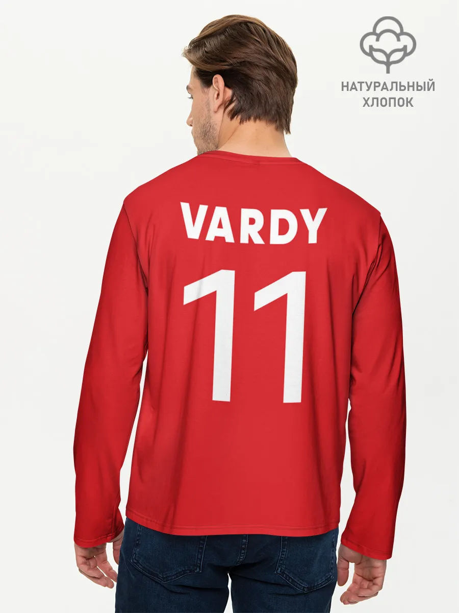 Мужской лонгслив базовый / №11 Сборной Англии