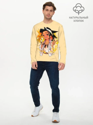 Мужской лонгслив базовый / Йо и Амидамару