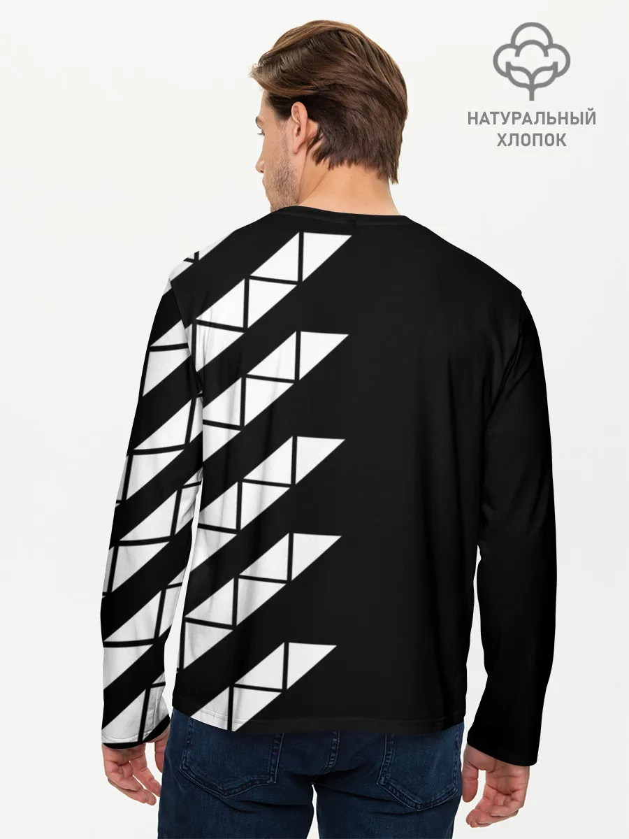 Мужской лонгслив базовый / AVICII ГЕОМЕТРИЯ