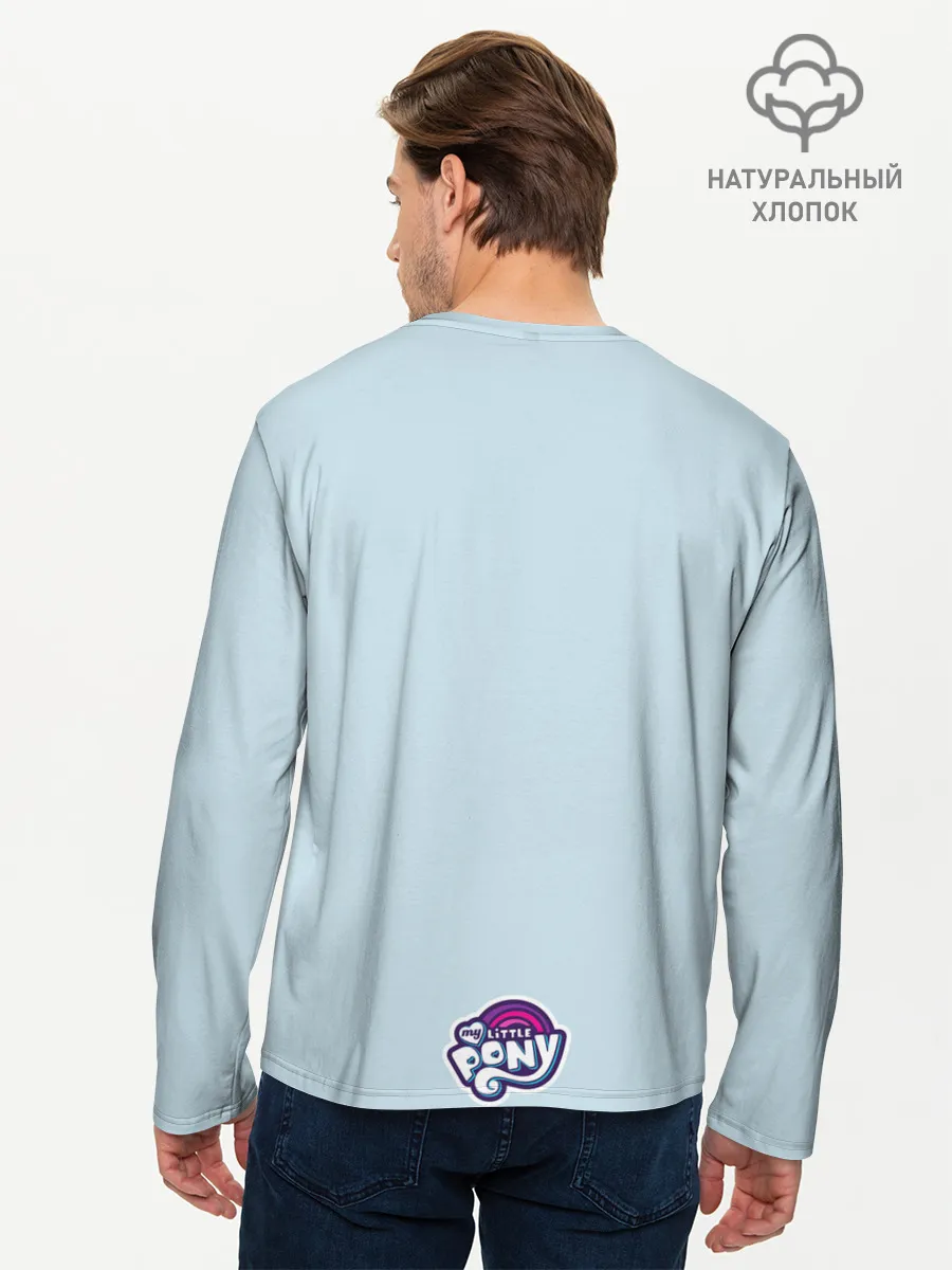 Мужской лонгслив базовый / My little pony x Doctor Who