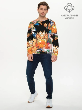 Мужской лонгслив базовый / Dragon Ball