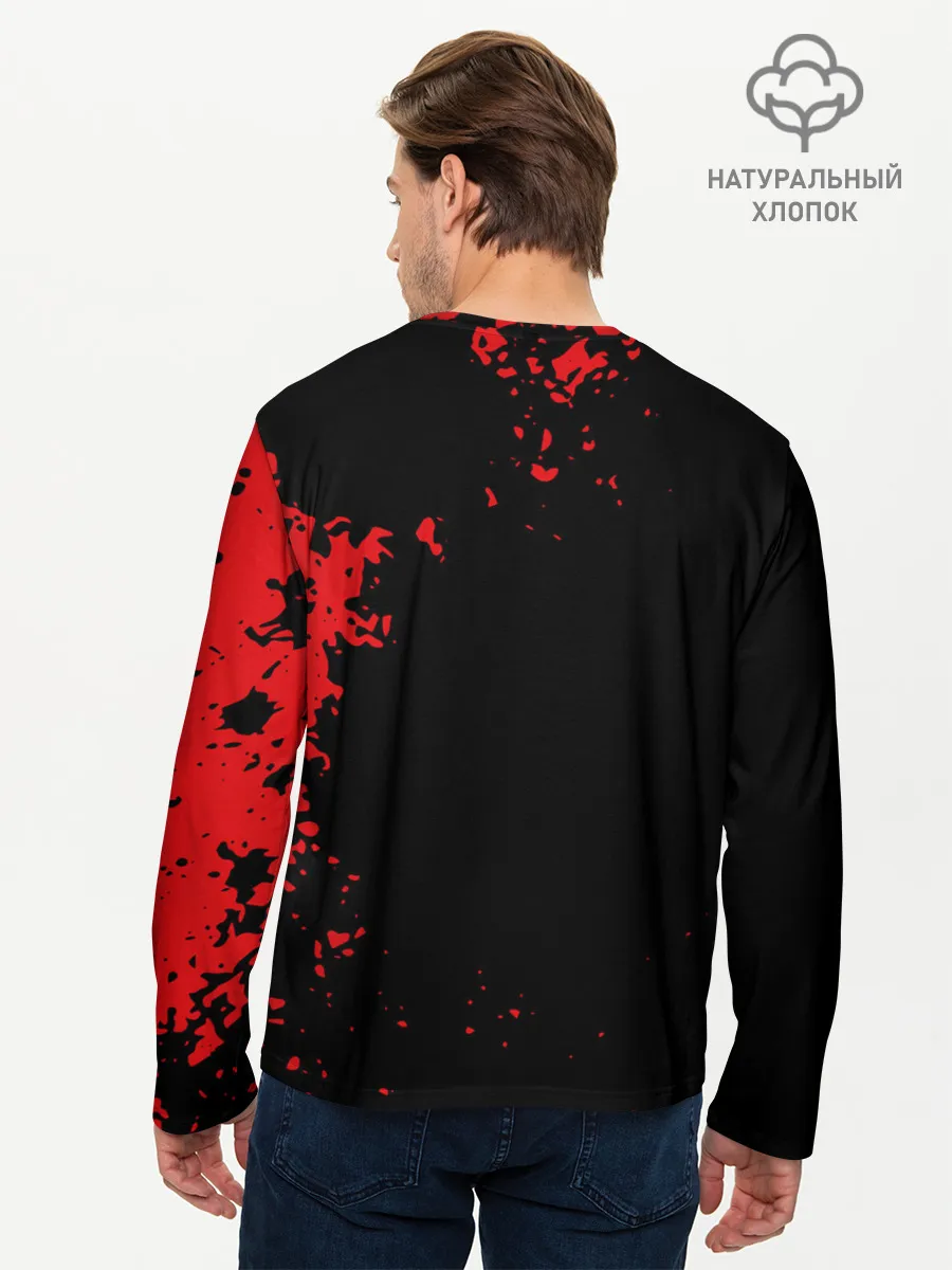 Мужской лонгслив базовый / Незуко Камадо Kimetsu no Yaiba