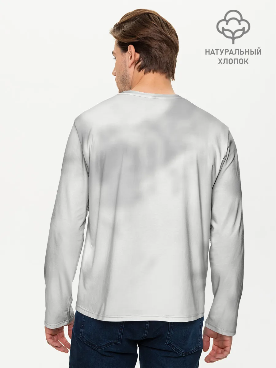 Мужской лонгслив базовый / Аста и Секре Чёрный клевер