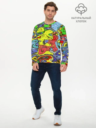Мужской лонгслив базовый / Multicolored