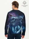 Мужской лонгслив базовый / Мифические змеи