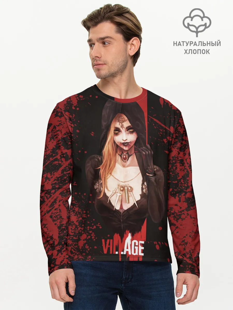 Мужской лонгслив базовый / Resident Evil Village
