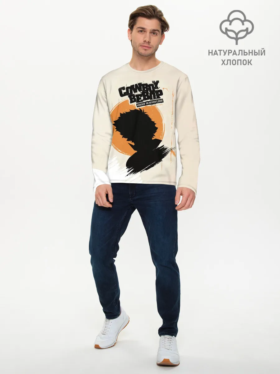 Мужской лонгслив базовый / Cowboy Bebop, Спайк Шпигель