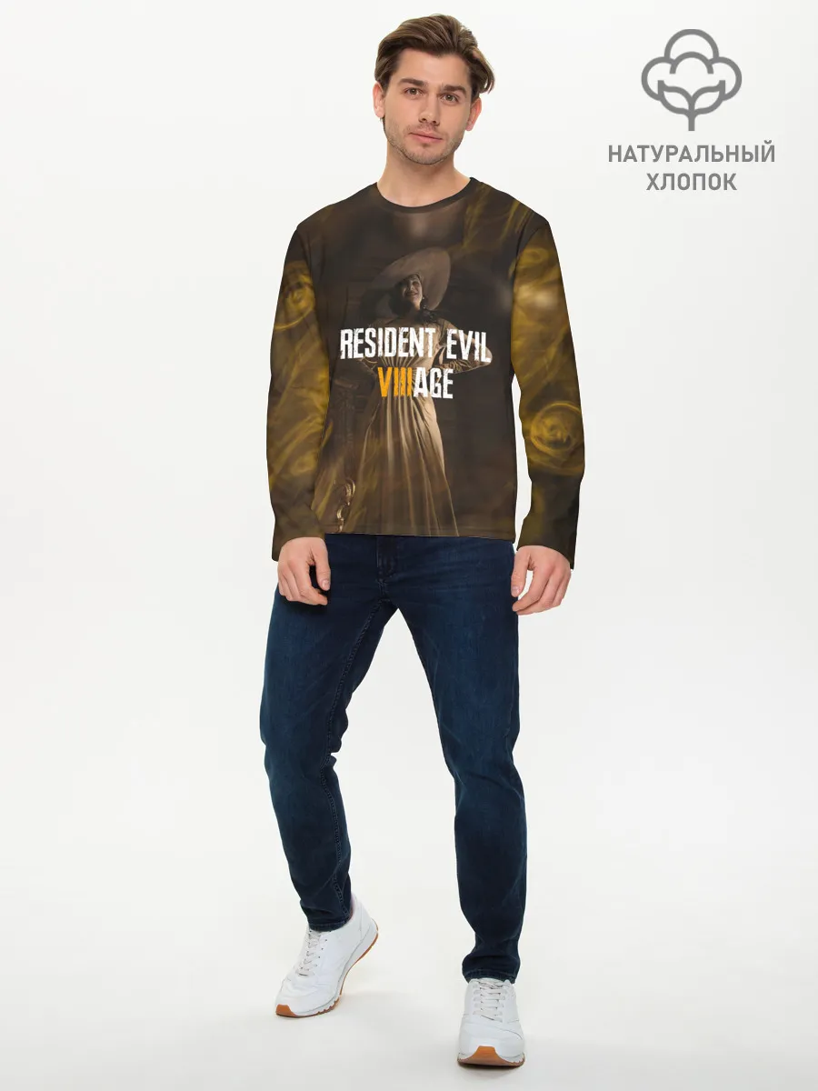 Мужской лонгслив базовый / RESIDENT EVIL VILLAGE | ЛЕДИ ДИМИТРЕСКУ