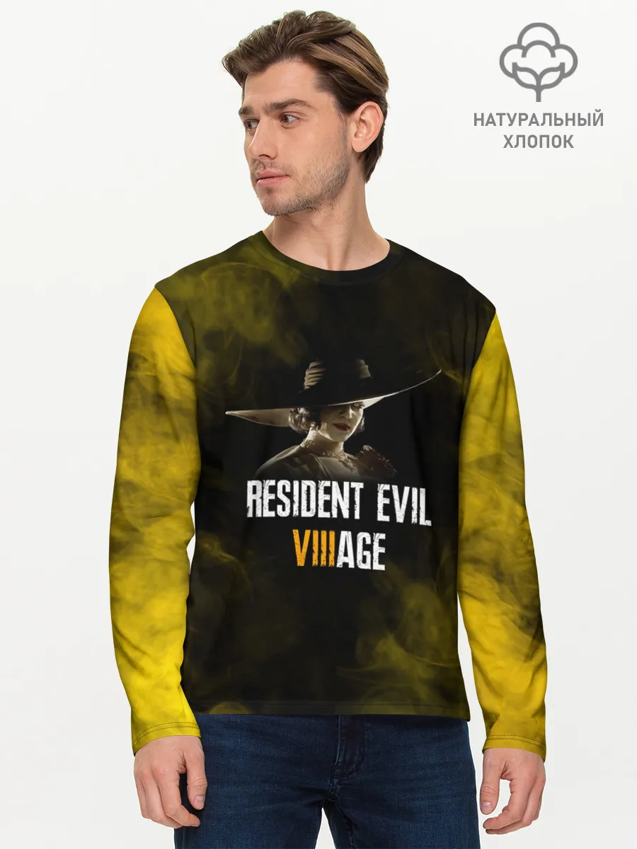 Мужской лонгслив базовый / RESIDENT EVIL VILLAGE | LADY DIMITRESCU