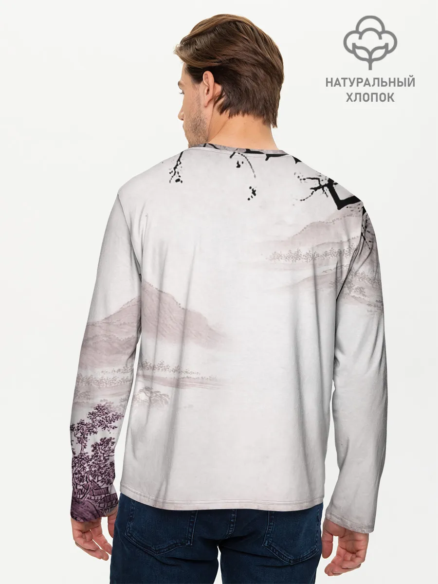 Мужской лонгслив базовый / Кенджиро Ренгоку Kimetsu no Yaiba