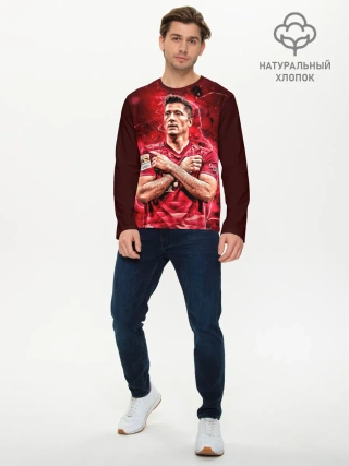 Мужской лонгслив базовый / Левандовски | Lewandowski | 9