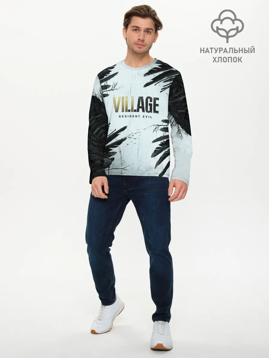 Мужской лонгслив базовый / Resident Evil Village. Crow