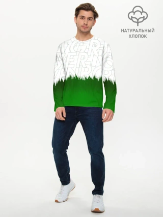 Мужской лонгслив базовый / GREEN POWER