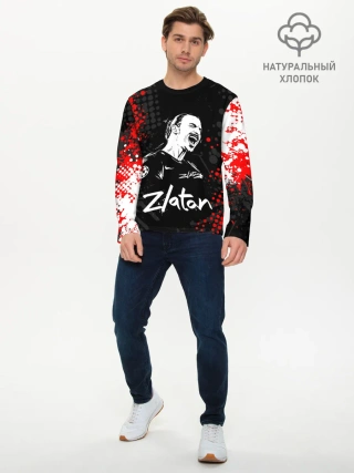 Мужской лонгслив базовый / ЗЛАТАН ИБРАГИМОВИЧ / ZLATAN