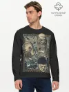 Мужской лонгслив базовый / Фреска Викинги