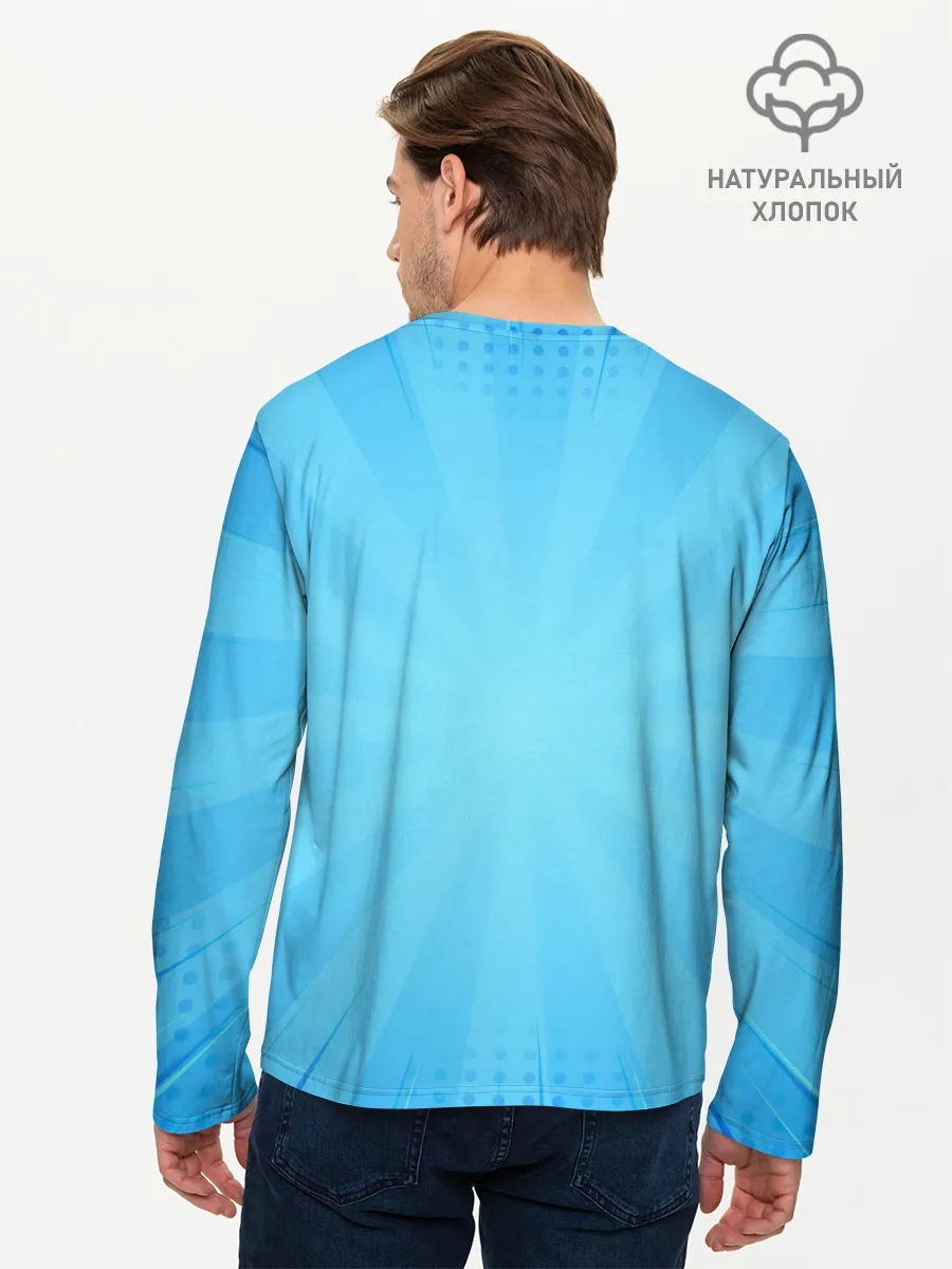 Мужской лонгслив базовый / Магна Свинг | Чёрный Клевер