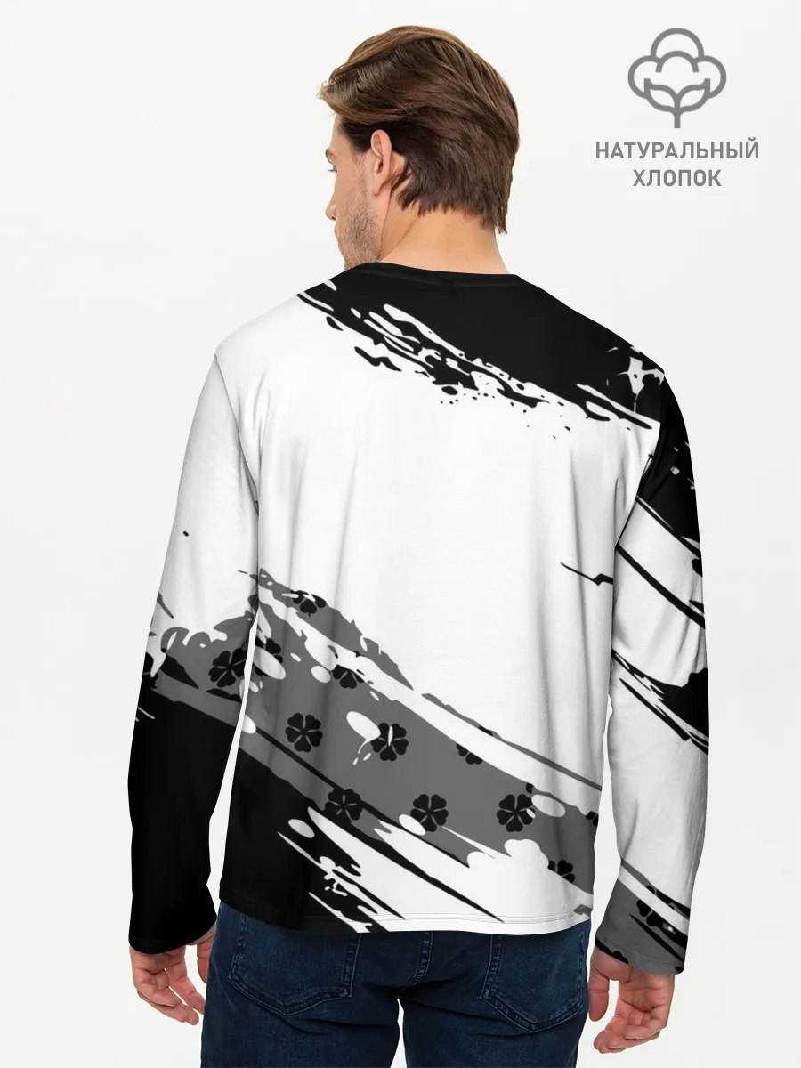 Мужской лонгслив базовый / IDIOT! Black Clover