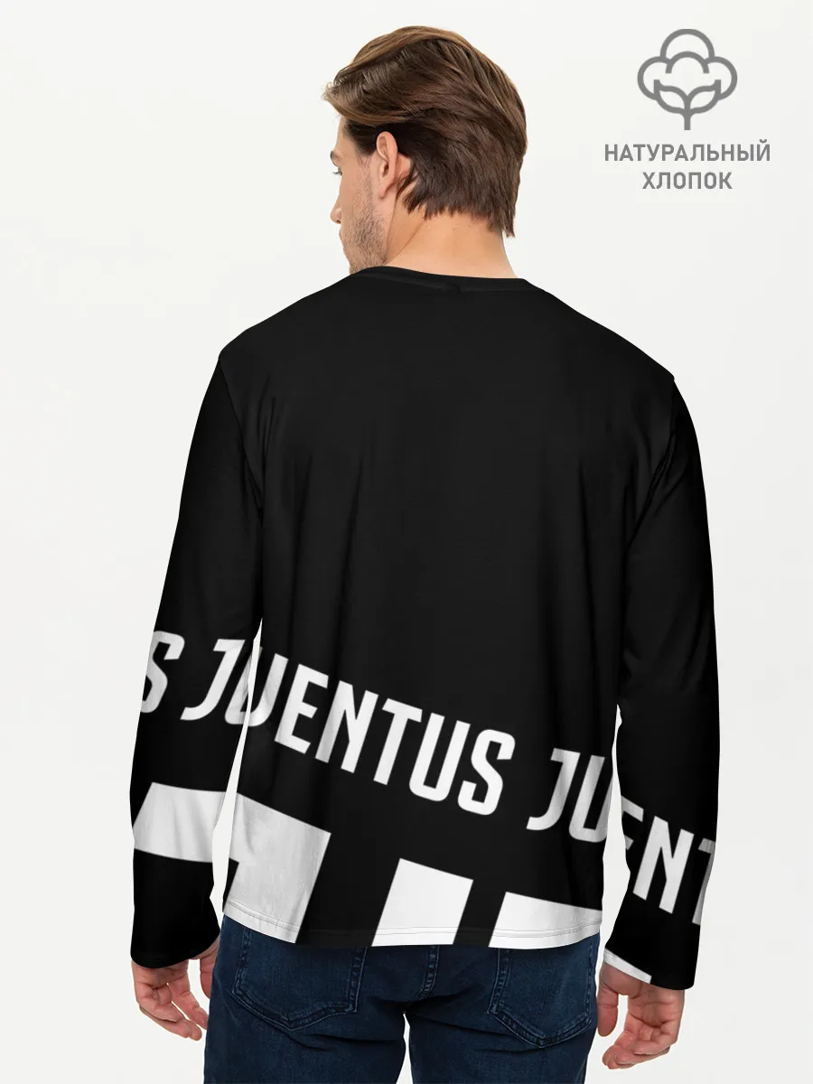 Мужской лонгслив базовый / КРИШТИАНУ РОНАЛДУ / JUVENTUS