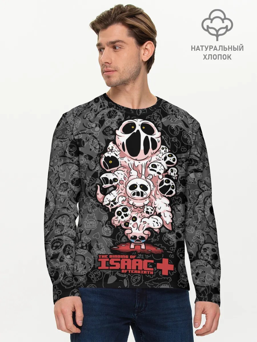 Мужской лонгслив базовый / The Binding of Isaac