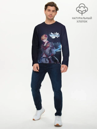 Мужской лонгслив базовый / Genshin Impact. Tartaglia