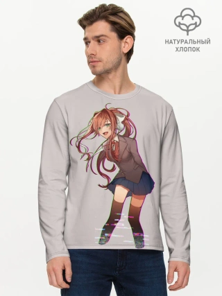 Мужской лонгслив базовый / Cyber Monika