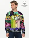 Мужской лонгслив базовый / АЛОХА ГАВАЙИ | ALOHA HAWAII