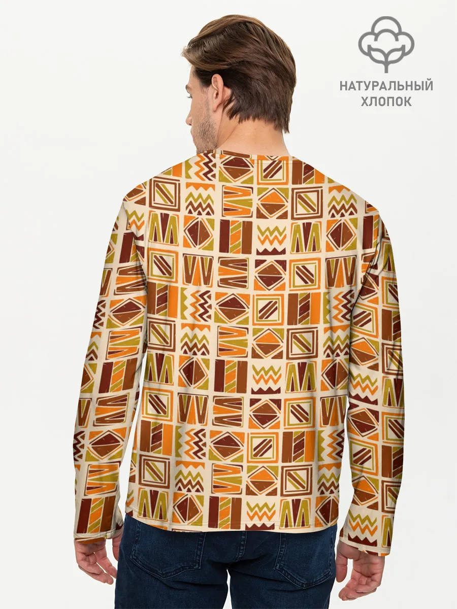 Мужской лонгслив базовый / АЛОХА ГАВАЙИ, ALOHA, SUMMER