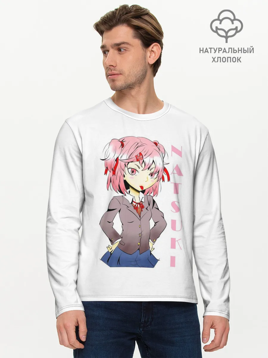 Мужской лонгслив базовый / Doki Doki NATSUKI