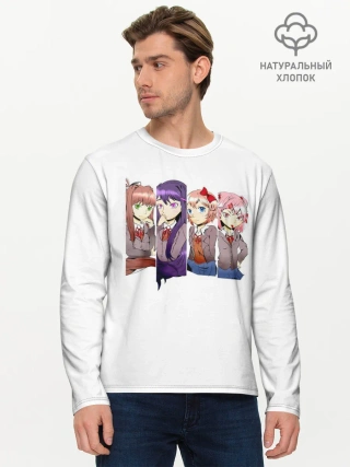 Мужской лонгслив базовый / Doki Doki Literature Club