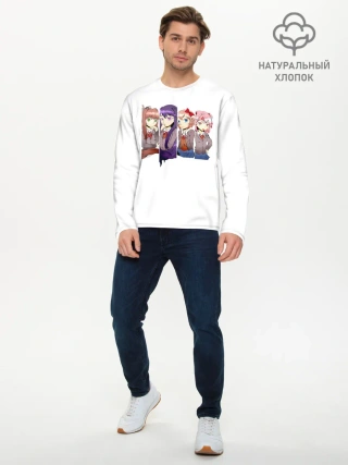 Мужской лонгслив базовый / Doki Doki Literature Club