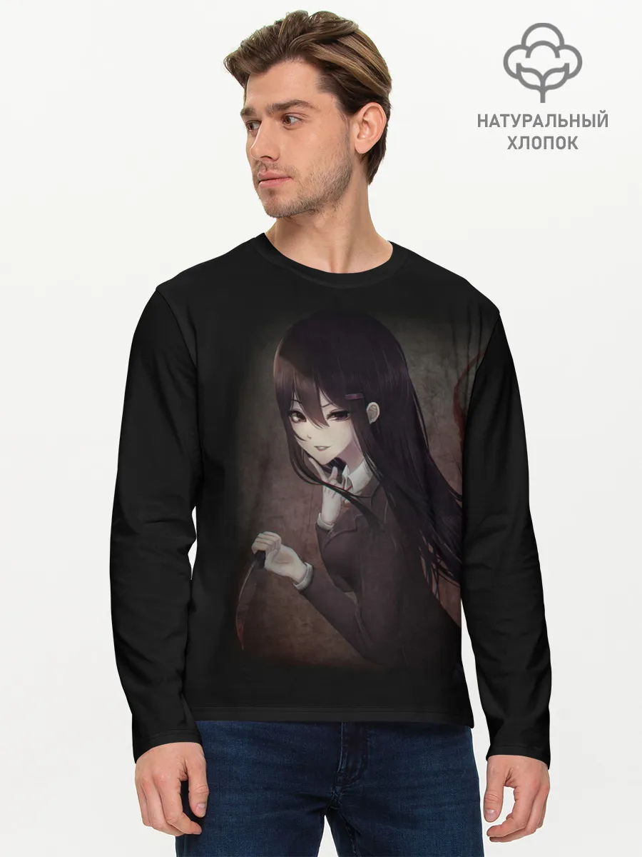 Мужской лонгслив базовый / Doki Doki Literature Club