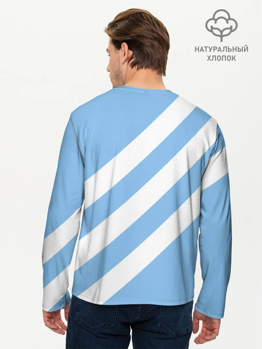 Мужской лонгслив базовый / Рахим Стерлинг МанСити